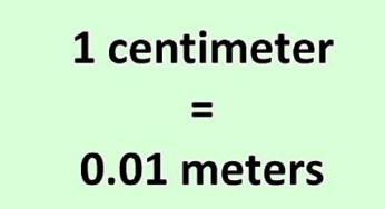 How to Convert Centimeters to Meters