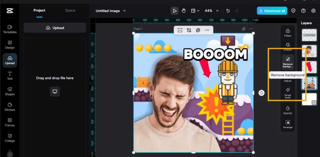 CapCut Clean and Enhance Images