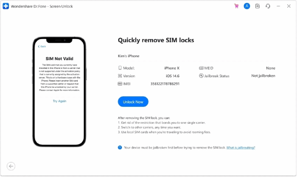 click Unlock Now