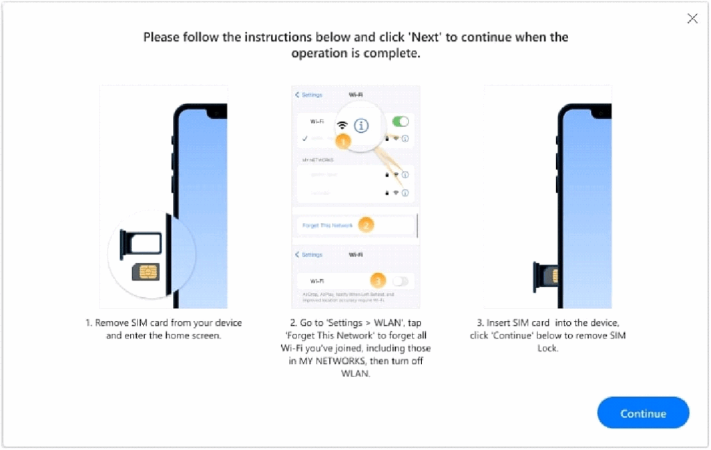 Toolbox > Screen Unlock > iOS and choose Remove SIM Locked
