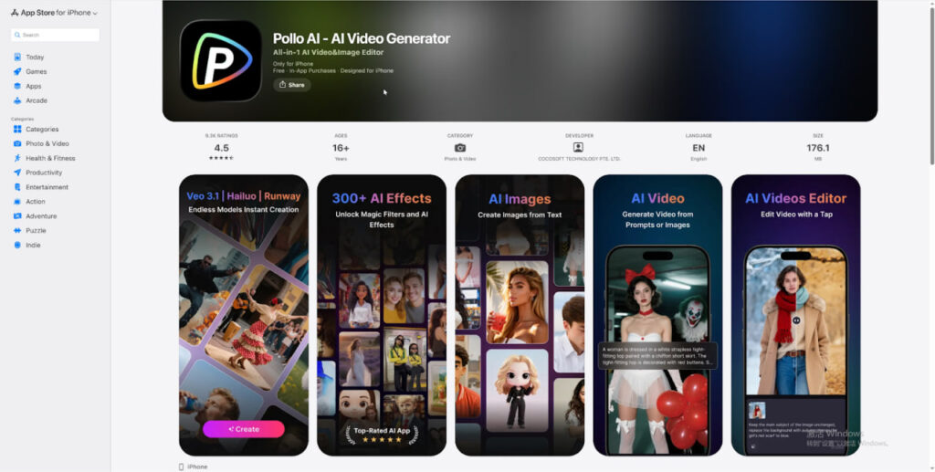 Pollo AI video generator