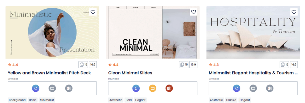 SlidesCarnival minimalist PowerPoint templates